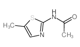 N-(5-甲基-2-噻唑)-乙酰胺结构式
