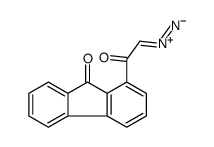 2-diazonio-1-(9-oxofluoren-1-yl)ethenolate Structure