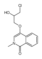 4-(3-chloro-2-hydroxypropoxy)-2-methylisoquinolin-1-one Structure