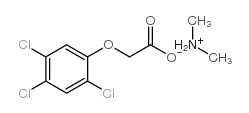 dimethylazanium,2-(2,4,5-trichlorophenoxy)acetate Structure