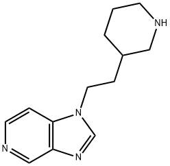 1-[2-(3-Piperidyl)ethyl]-1H-imidazo[4,5-c]pyridine Structure