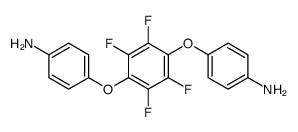 4-[4-(4-aminophenoxy)-2,3,5,6-tetrafluorophenoxy]aniline Structure