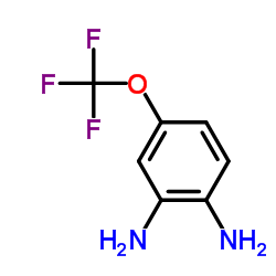 4-(三氟甲氧基)苯-1,2-二胺结构式