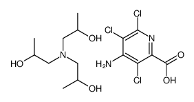 picloram-tris(2-hydroxypropyl)ammonium Structure