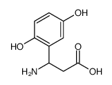 3-氨基-3-(2,5-二羟基苯基)-丙酸结构式