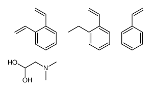 1,2-bis(ethenyl)benzene,2-(dimethylamino)ethane-1,1-diol,1-ethenyl-2-ethylbenzene,styrene结构式