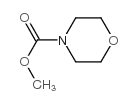 吗啉-4-羧酸甲酯结构式