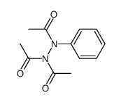 α,β,β-Triacetylphenylhydrazin结构式