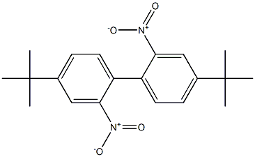 4,4'-Di-tert-butyl-2,2'-dinitro-1,1'-biphenyl Structure