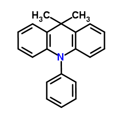 9,9-二甲基-10-苯基-9,10-二氢吖啶结构式
