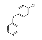 4-[(4-chlorophenyl)thio]pyridine结构式