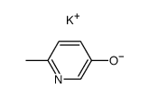 potassium salt of 5-hydroxy-2-methylpyridine结构式