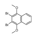 2,3-dibromo-1,4-dimethoxy-naphthalene结构式