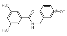 Benzamide,3,5-dimethyl-N-[(1-oxido-3-pyridinyl)methyl]- Structure