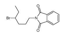 2-(4-bromohexyl)isoindole-1,3-dione结构式