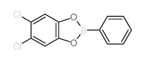 1,2-(4, 5-Dichlorophenylene) benzeneboronate Structure