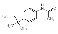 N-(4-叔戊基苯基)乙酰胺结构式