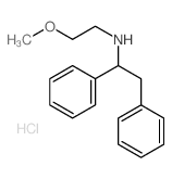 N-(2-methoxyethyl)-1,2-diphenyl-ethanamine Structure