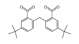 4,4'-di-tert-butyl-2,2'-dinitrodiphenylmethane Structure