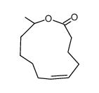 (+/-)-(5Z)-dodecen-11-olid Structure