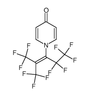 1-(perfluoro-2-methyl-1-ethyl-1-propenyl)-4-pyridone结构式