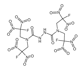 1,2-di[N,N-bis (2-fluoro-2,2-dinitroethyl)-carbamyl] hydrazine结构式