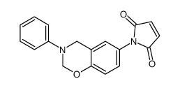1-(3-phenyl-2,4-dihydro-1,3-benzoxazin-6-yl)pyrrole-2,5-dione Structure