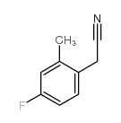 4-氟-2-甲基苯乙腈结构式