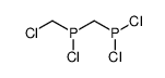 dichloro((chloro(chloromethyl)phosphanyl)methyl)phosphane结构式