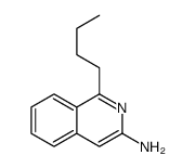 1-丁基-异喹啉-3-胺结构式