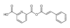 cinnamic 6-carboxypicolinic monoanhydride Structure