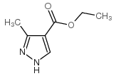 3-甲基吡唑-4-甲酸乙酯结构式