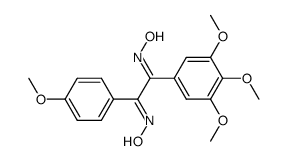 1-(4-methoxyphenyl)-2-(3,4,5-trimethoxyphenyl)-1,2-ethanedione dioxime Structure