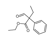 2-formyl-2-phenyl-butyric acid ethyl ester Structure