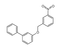 1-nitro-3-[(3-phenylphenoxy)methyl]benzene结构式
