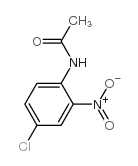 N-(4-氯-2-硝基苯基)乙酰胺结构式