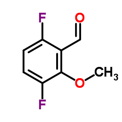 3,6-二氟-2-甲氧基苯甲醛结构式