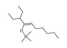 (Z)-3-ethyl-2-(trimethylsiloxy)-4-decene结构式