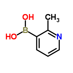 2-Methyl-3-pyridineboronic acid Structure