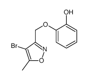 2-[(4-bromo-5-methyl-1,2-oxazol-3-yl)methoxy]phenol Structure