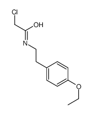 2-chloro-N-[2-(4-ethoxyphenyl)ethyl]acetamide结构式