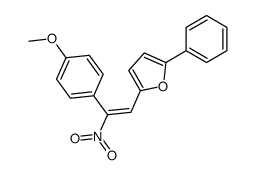2-[2-(4-methoxyphenyl)-2-nitroethenyl]-5-phenylfuran Structure