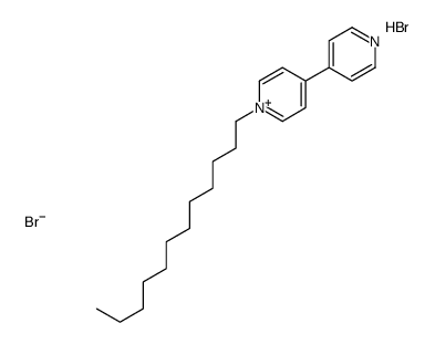 1-dodecyl-4-pyridin-1-ium-4-ylpyridin-1-ium,dibromide Structure