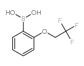 (2-(2,2,2-三氟乙氧基)苯基)硼酸结构式