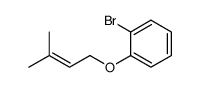 1-bromo-2-(3-methylbut-2-enoxy)benzene Structure