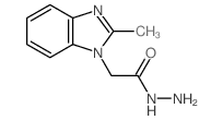 2-(2-Methyl-1H-benzimidazol-1-yl)acetohydrazide结构式