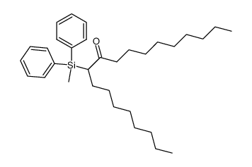 9-(diphenylmethylsilyl)-10-nonadecanone Structure