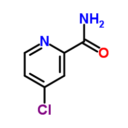 4-氯吡啶-2-甲酰胺结构式