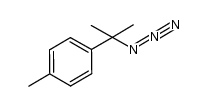 1-(2-azidopropan-2-yl)-4-methylbenzene Structure