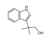 2-indol-3-yl-2-methyl-propan-1-ol结构式